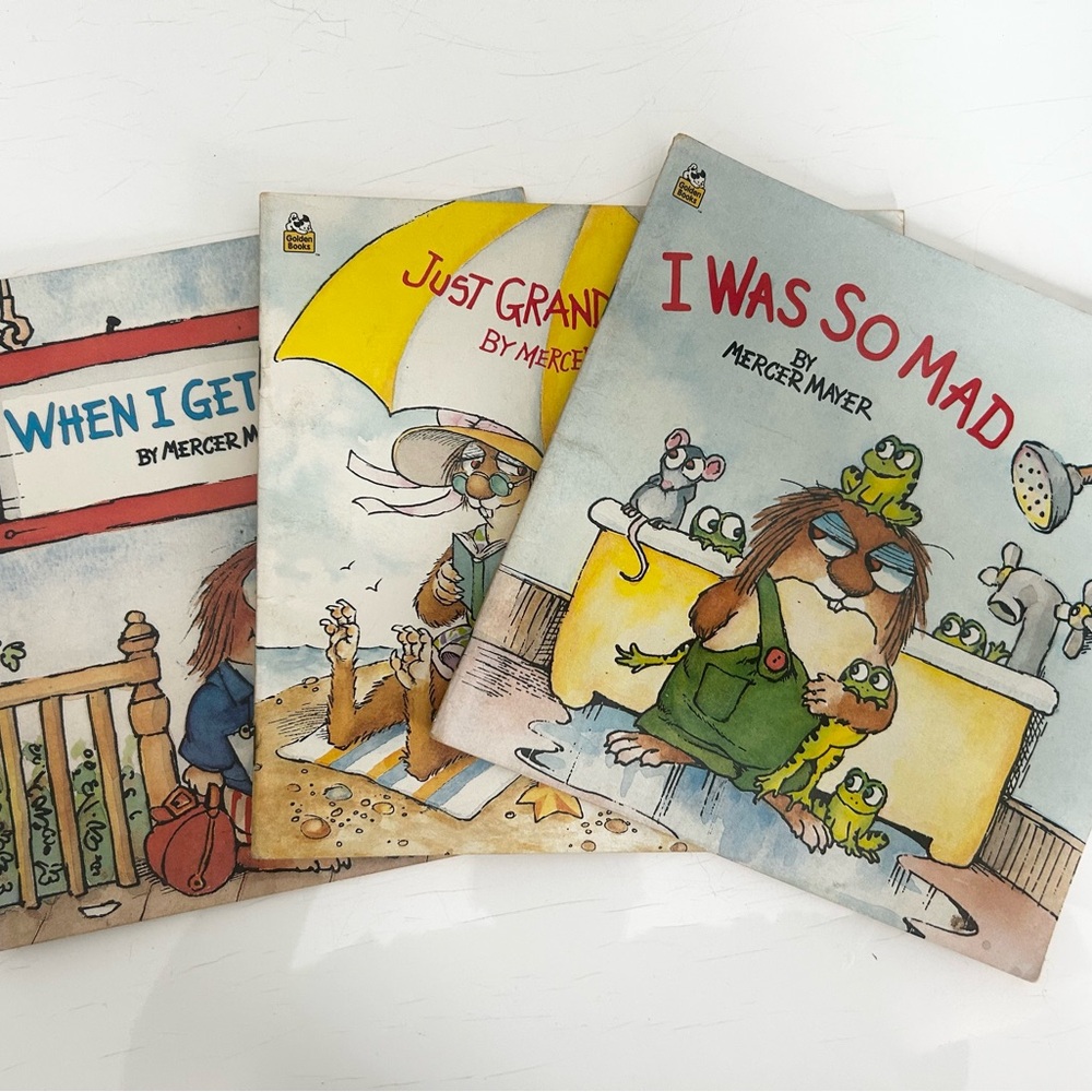 Vintage Little Critter Mercer Mayer Children's Book Set of 4